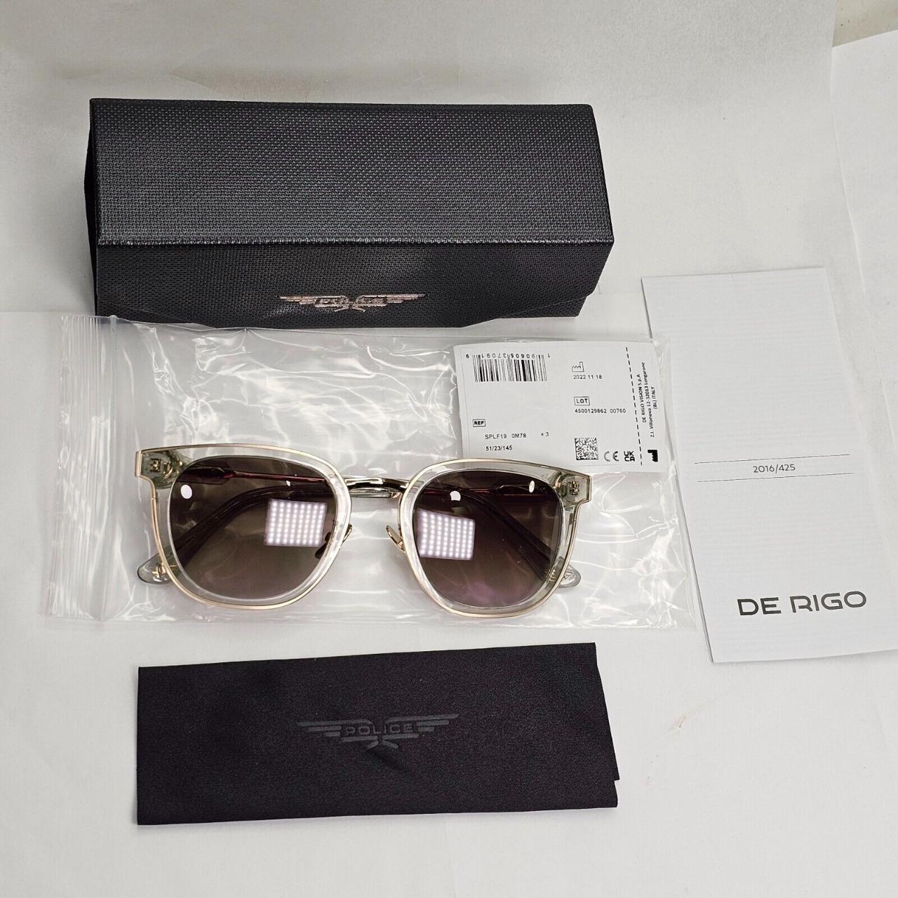 SKU 166649909786 Police Sunglasses Transparent. Depop