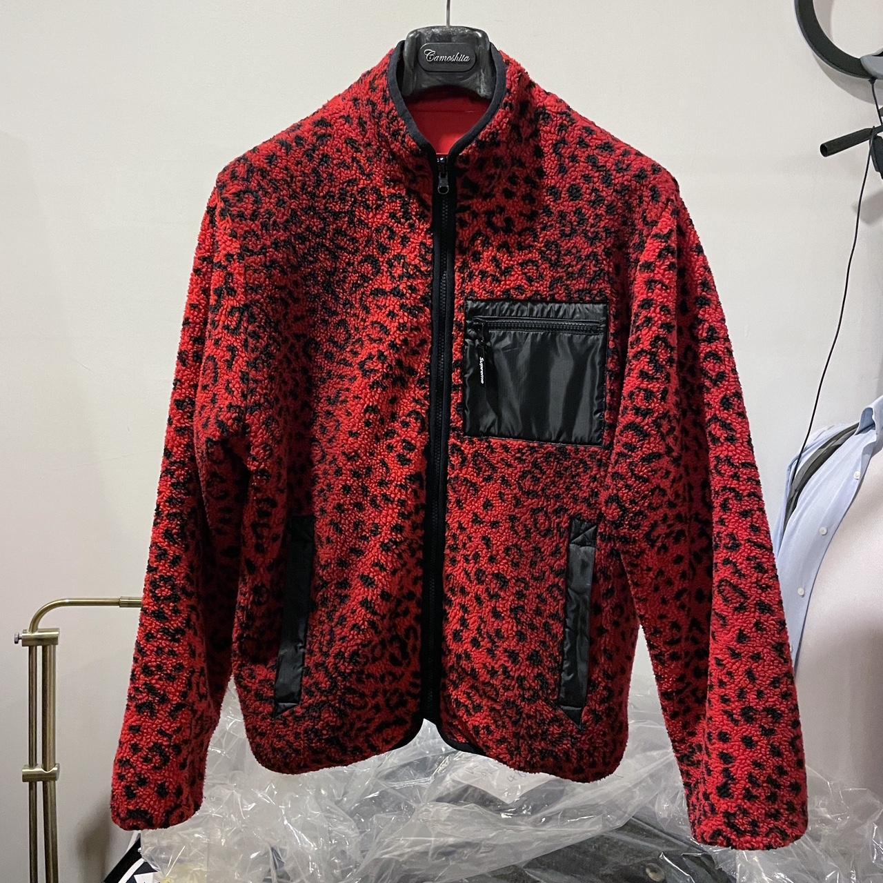 Reversible leopard fleece jacket from FW17 in great...