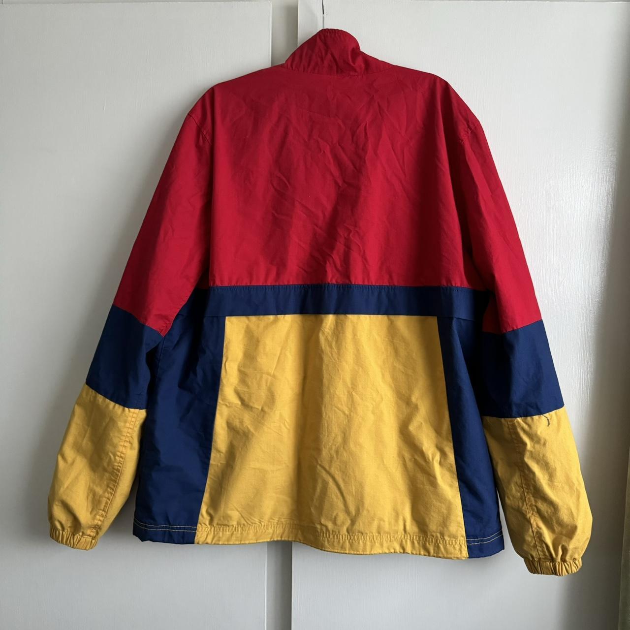 Tommy Jeans Retro Block Overhead Jacket Depop