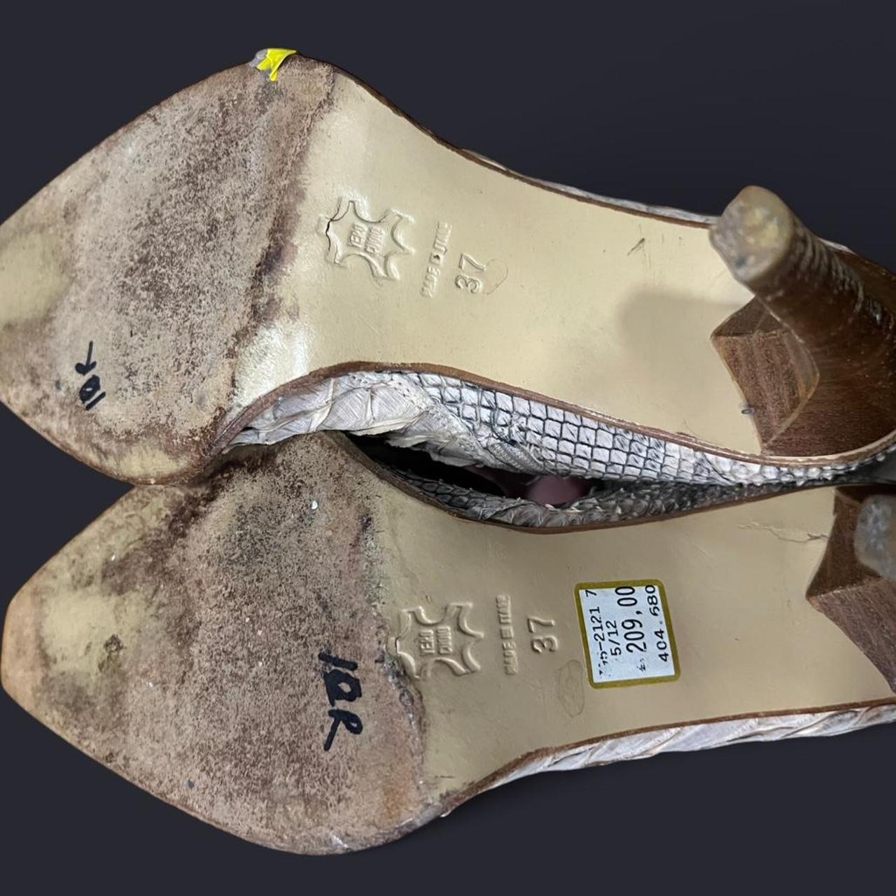 Women's Boots - Silver/Grey - US 7 – Python leath… - image 5