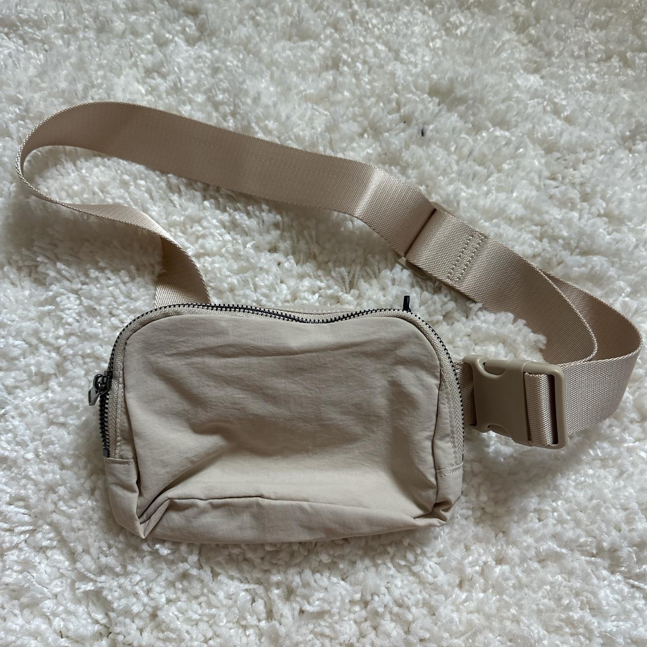 Tan adjustable belt bag. Never used. Comes with... - Depop