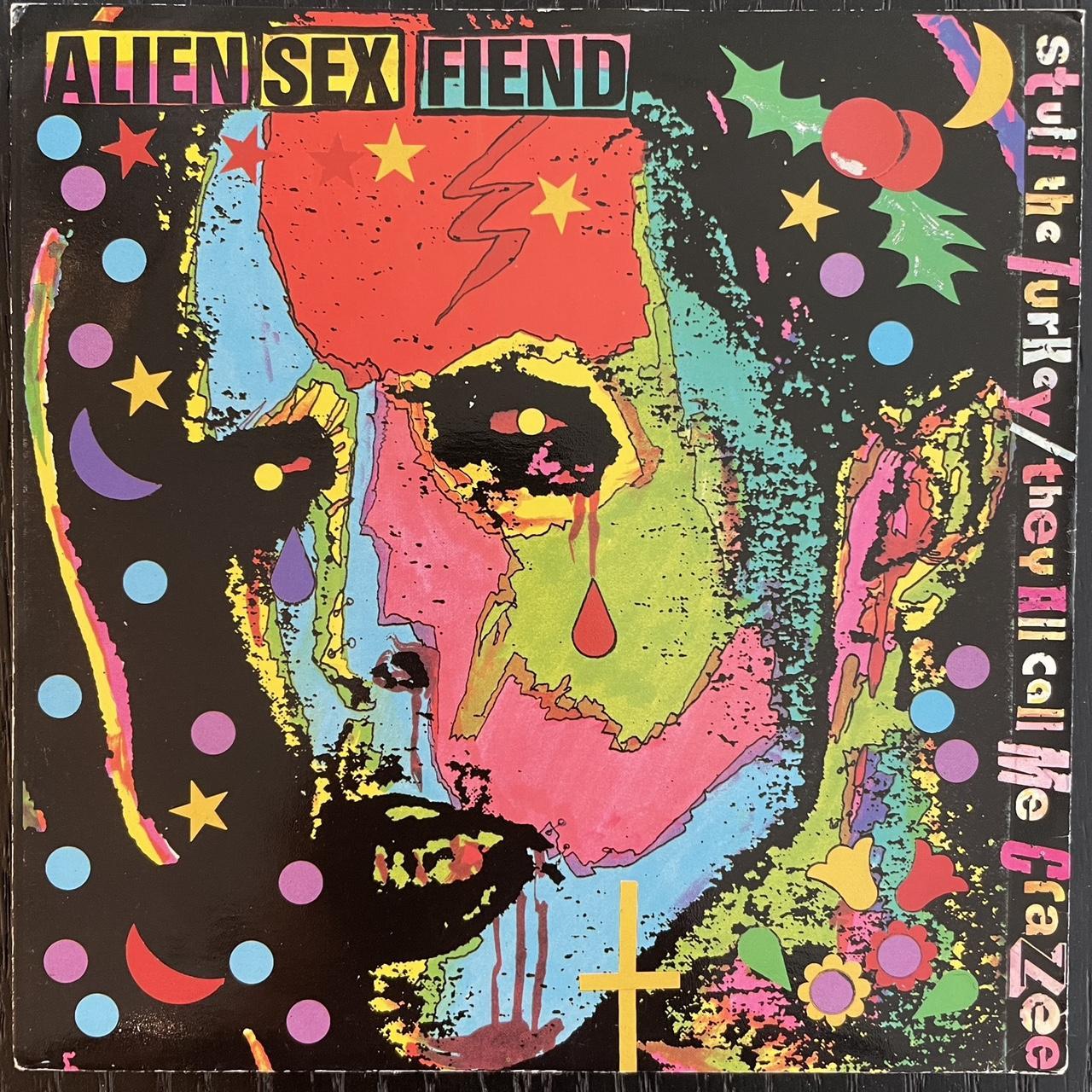 1987 vintage ALIEN SEX FIEND 7” single “STUFF THE... - Depop