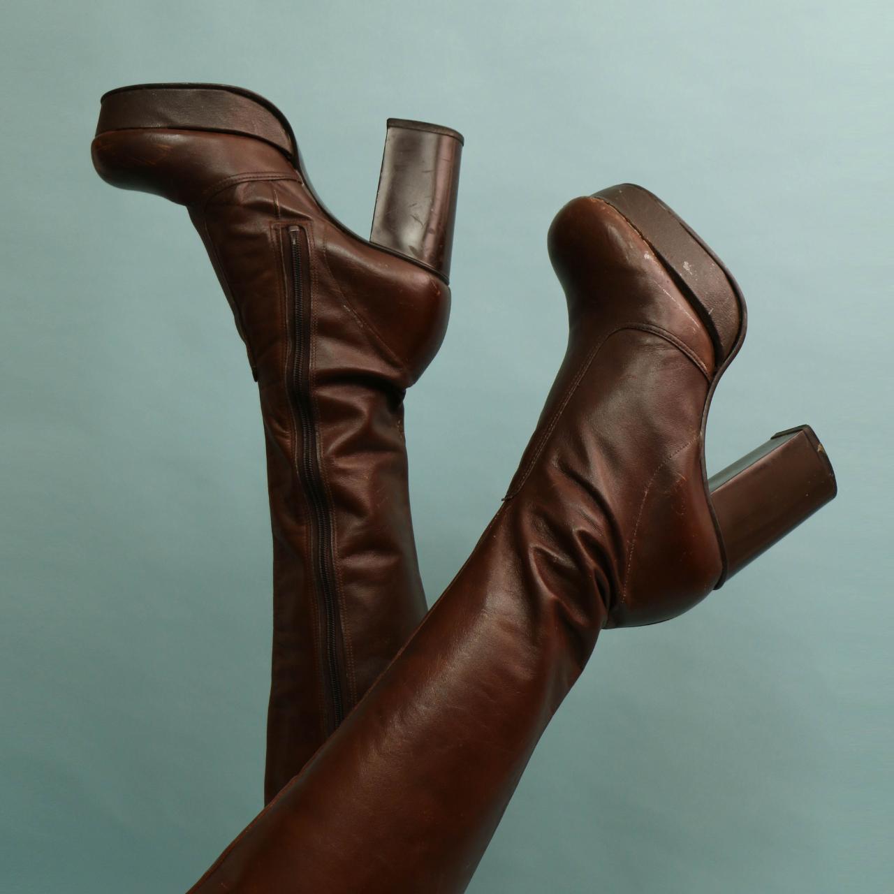 mens 70s platform boots