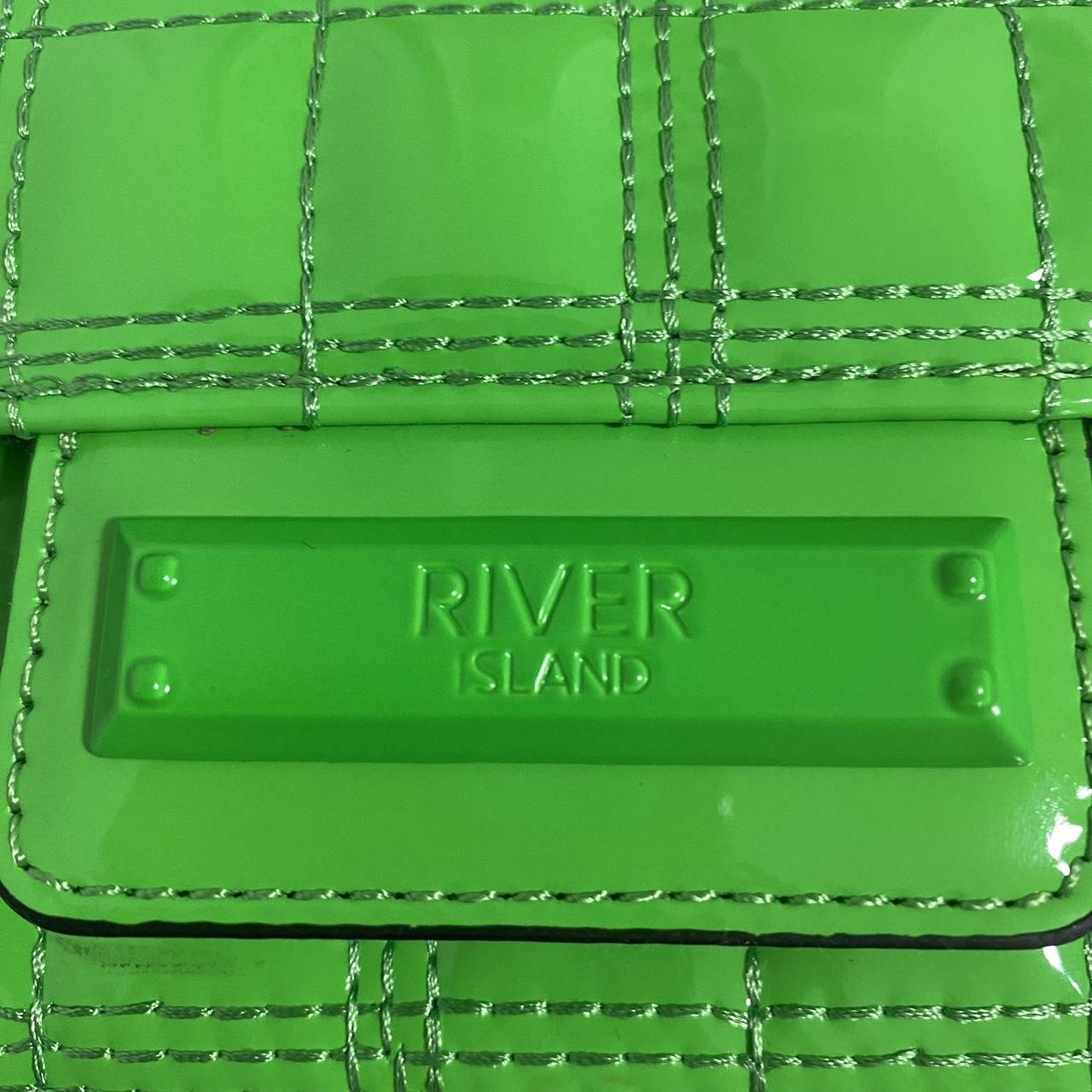 River island Monogram Bag with wallet Patent logo - Depop