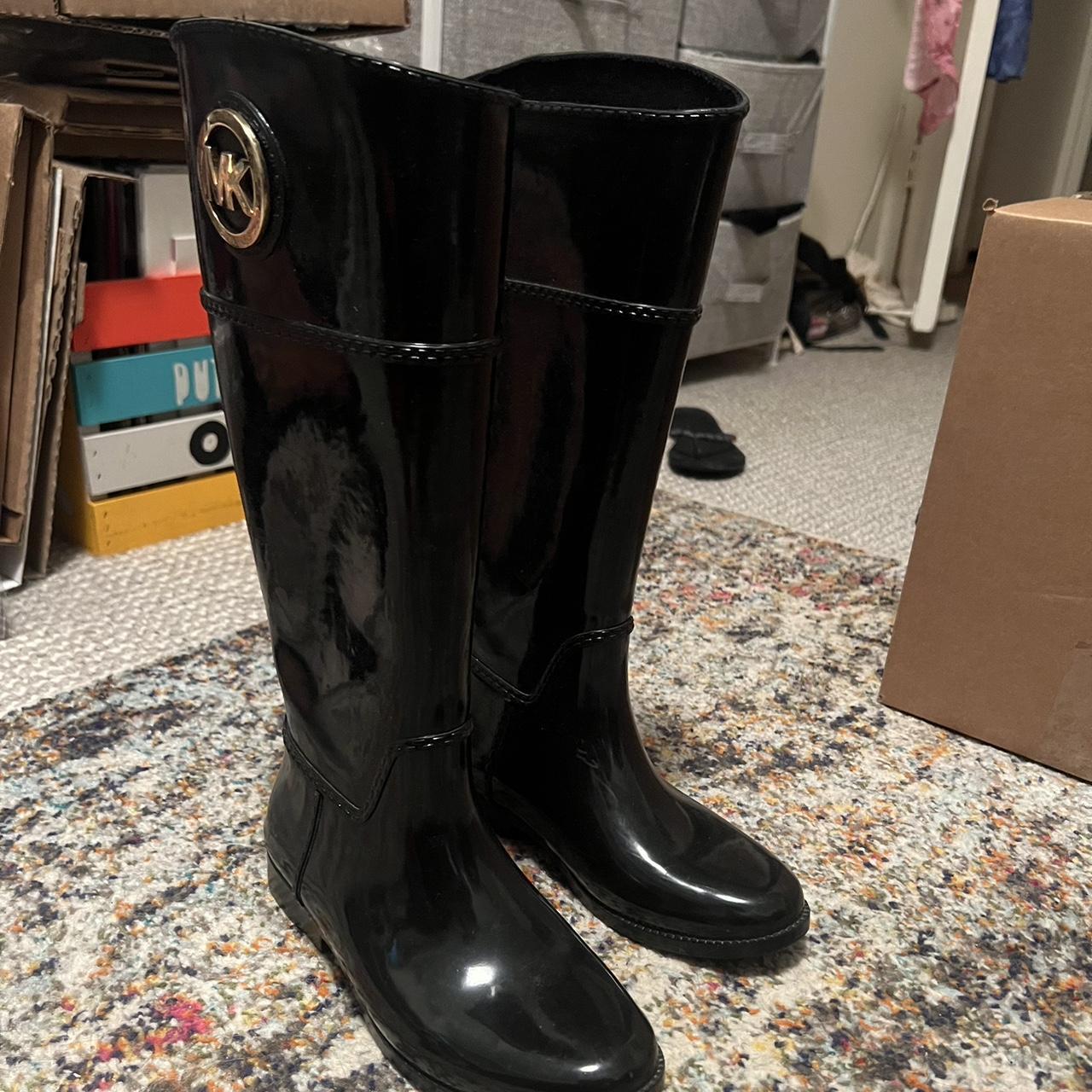 Michael Kors rain boots. Barely worn - no need for