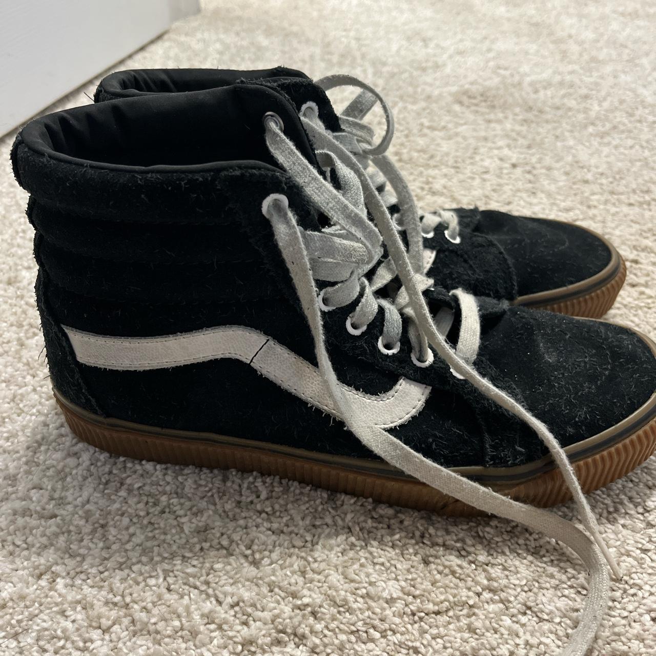 used vans high tops shoes. they have some wear to... - Depop