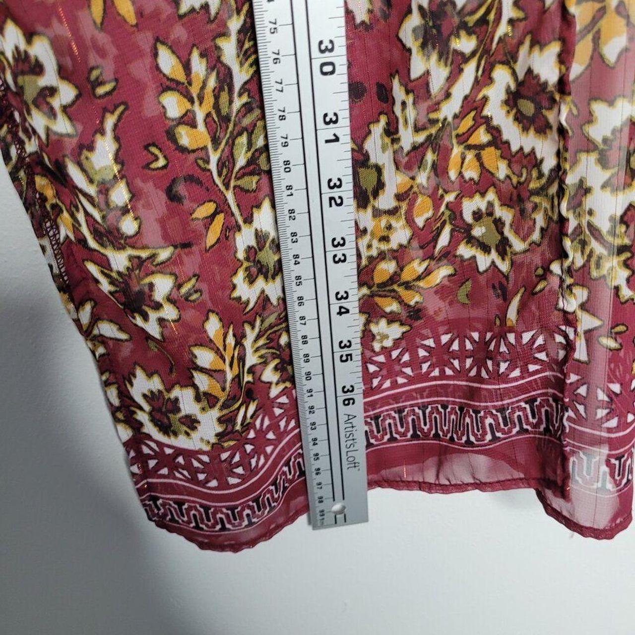 Apt. 9 Women's Top - Red/Gold - One size – Apt 9 … - image 6