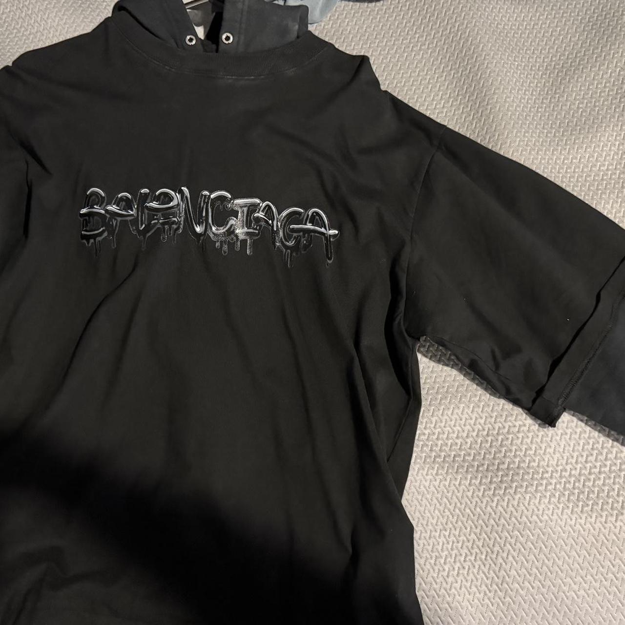 BALENCIAGA パーカー　opium 関税・送料込 Balenciaga EMBROIDERED ZIP-UP パーカー