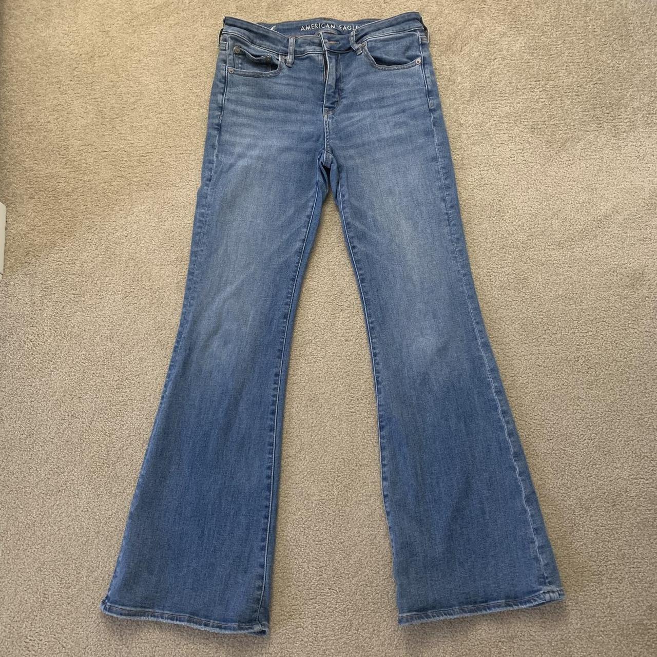 AMERICAN EAGLE next level stretch flared jeans size... - Depop