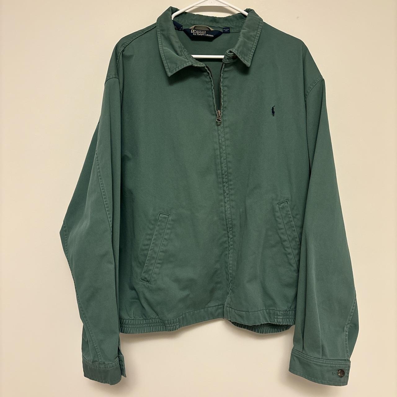 Polo Ralph Lauren Vintage Jacket - Green - Size... - Depop