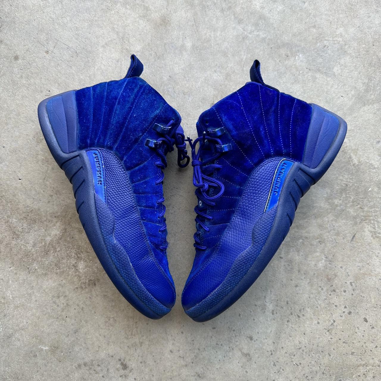 Jordan Men's Blue Trainers | Depop