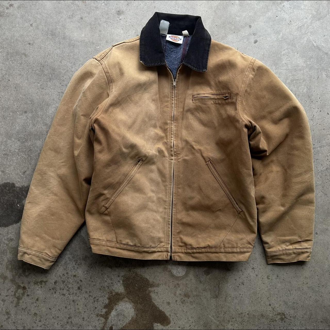 Dickies Men's Tan and Brown Jacket | Depop