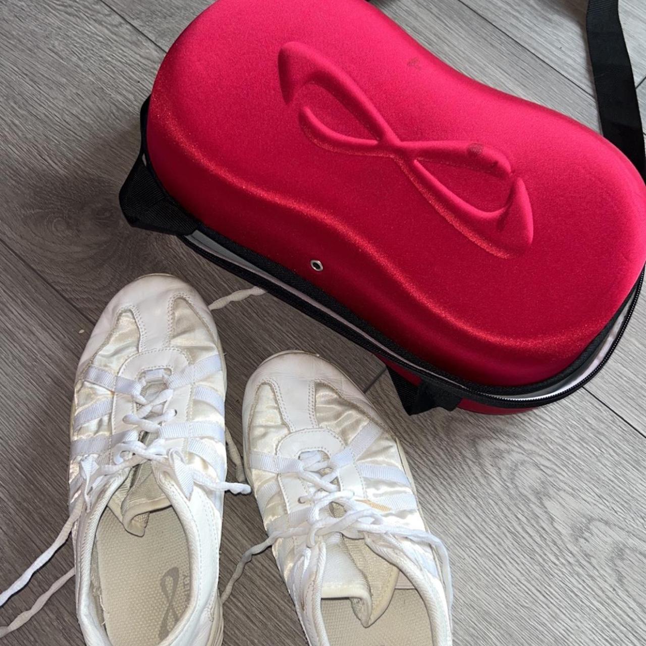 NFINITY evolution cheer shoes with carry case worn... Depop