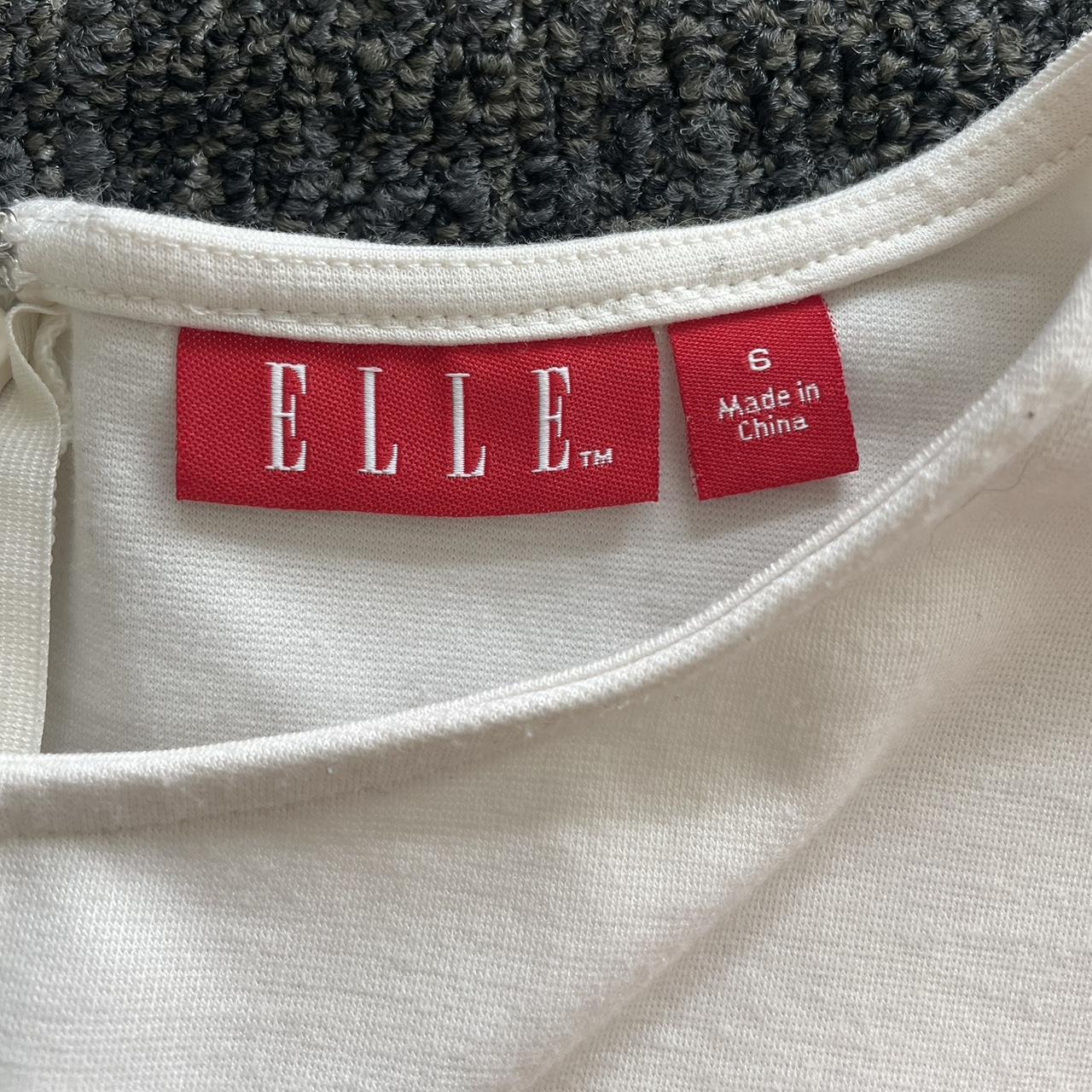 ELLE Women's White Shirt | Depop