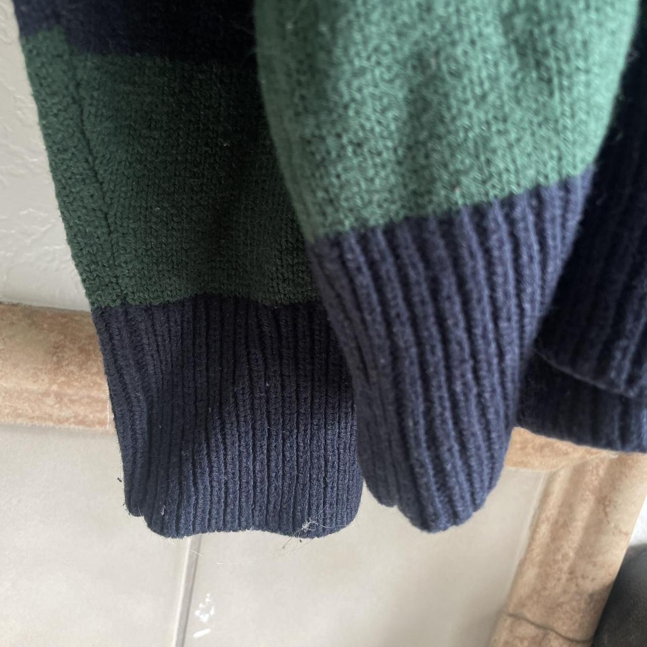 Green & Blue striped sweater! (The Tate Sweater) -... - Depop