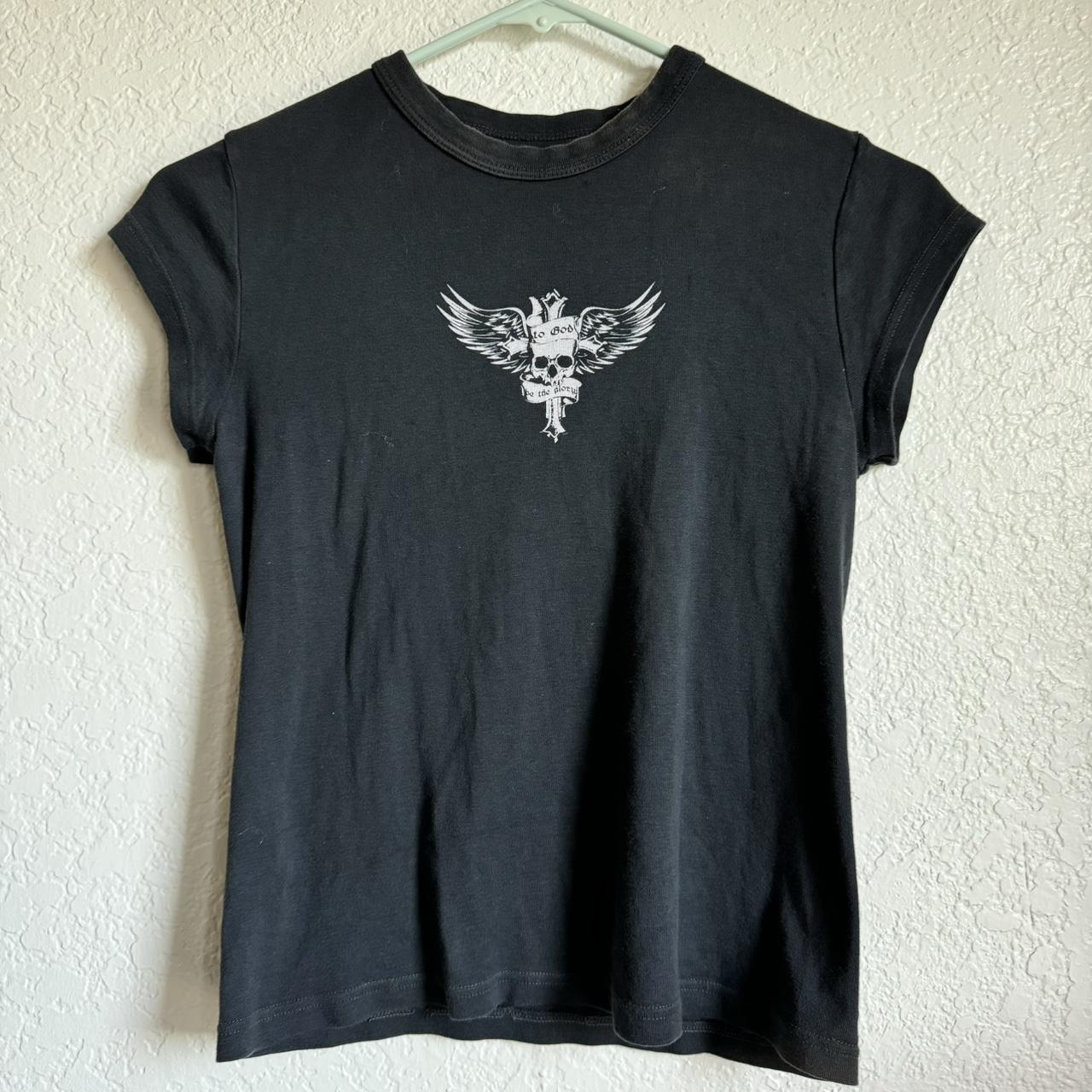 Brandy Melville Skull Top! Great condition Size... Depop