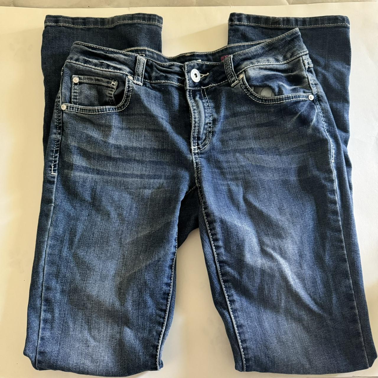 Flared denim jeans! - Size 6 - Excellent condition... - Depop