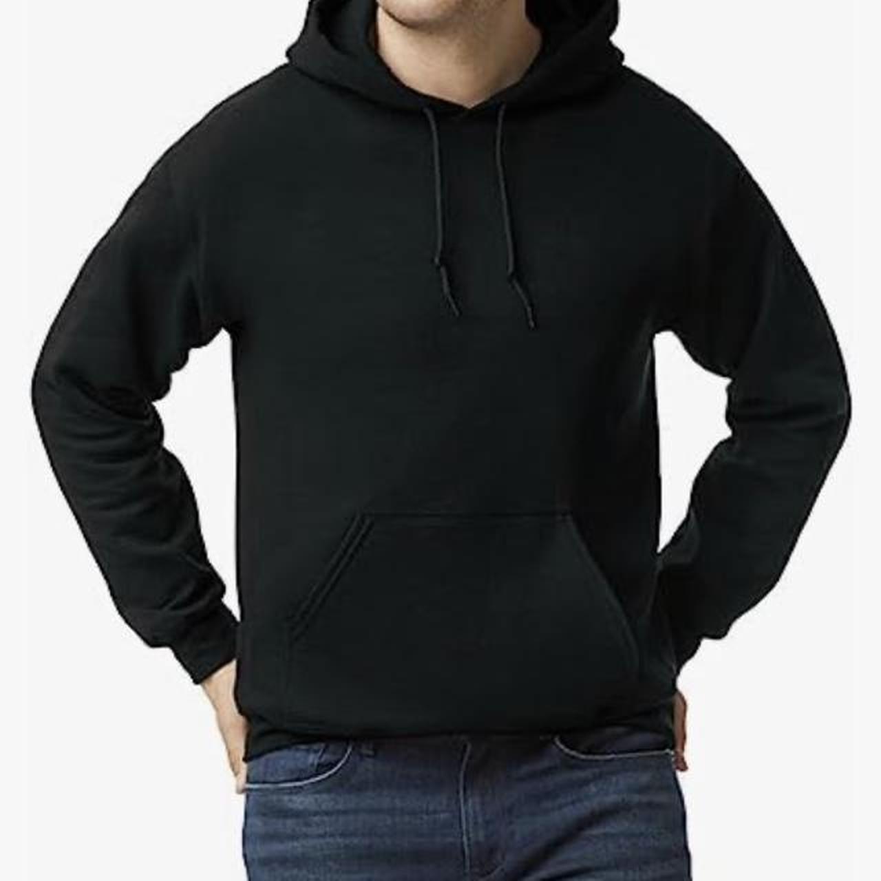 Gildan fleece hoodie; sizes L and XL available;... - Depop