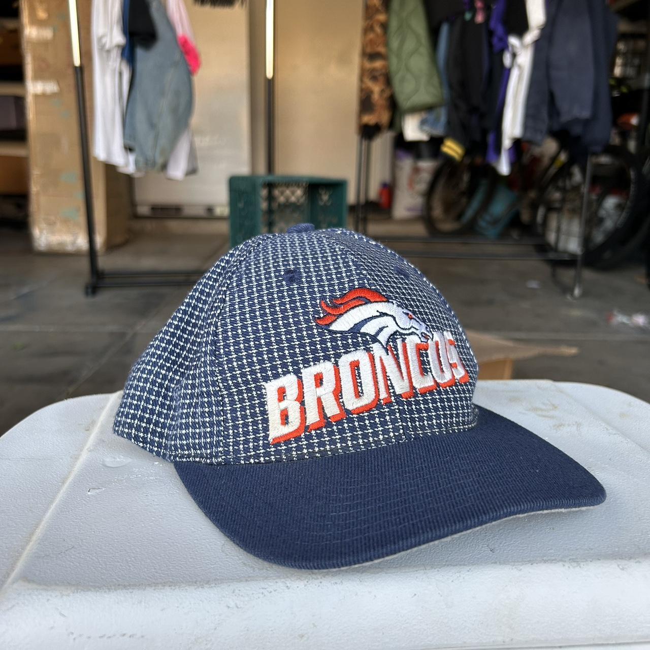 Vintage Denver Bronco NFL hat Youth size so don't - Depop