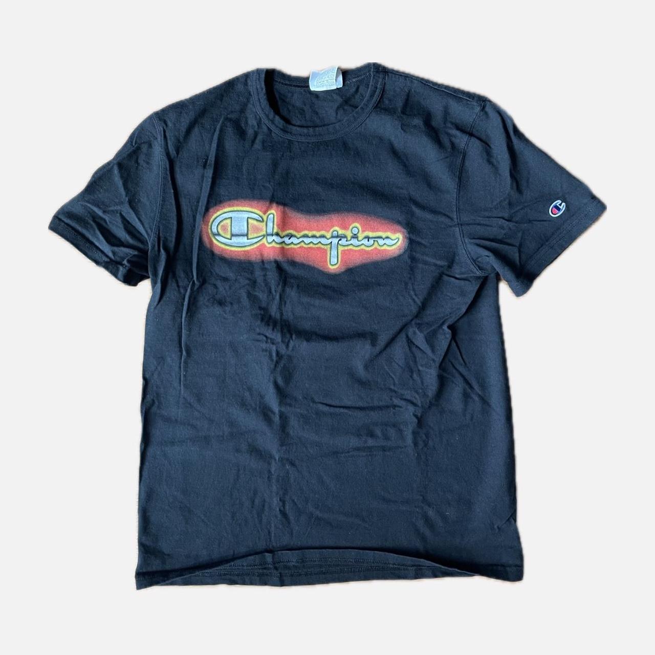 Orange and blue champion shirt online