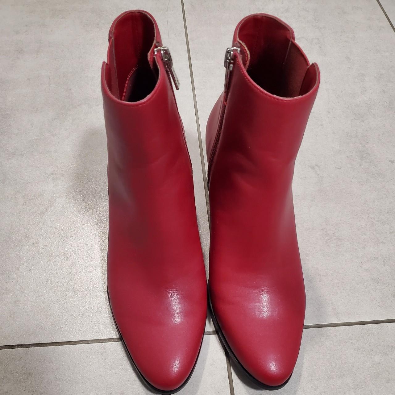 Red calvin klein clearance boots