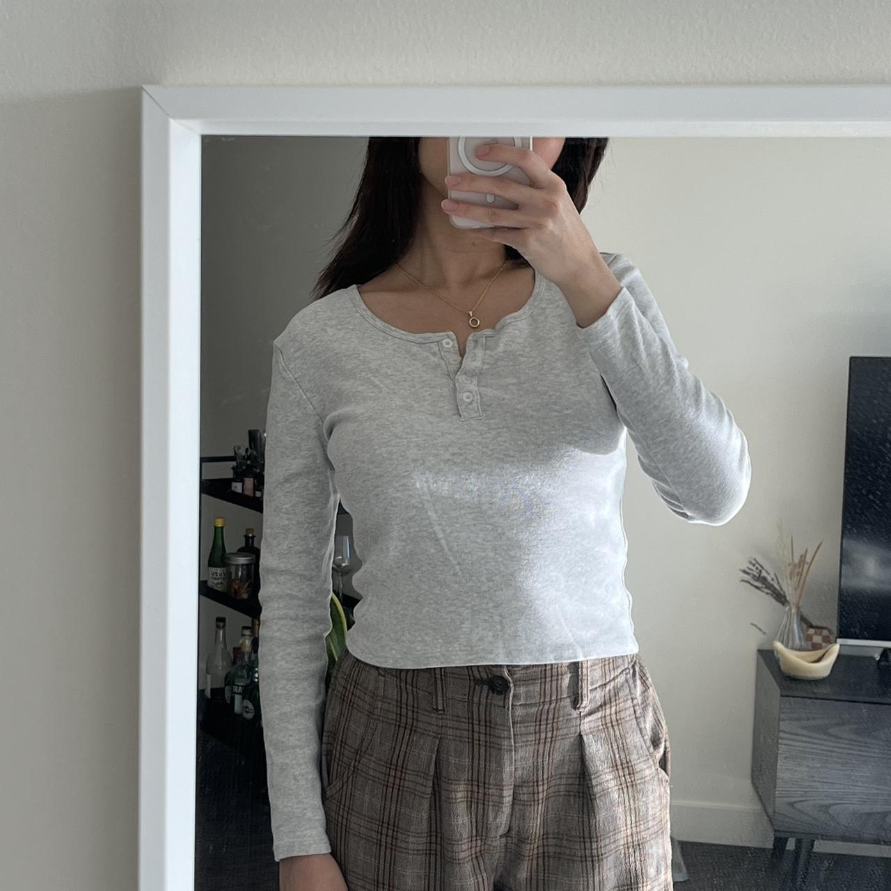 John Galt / Brandy grey long sleeve One... Depop