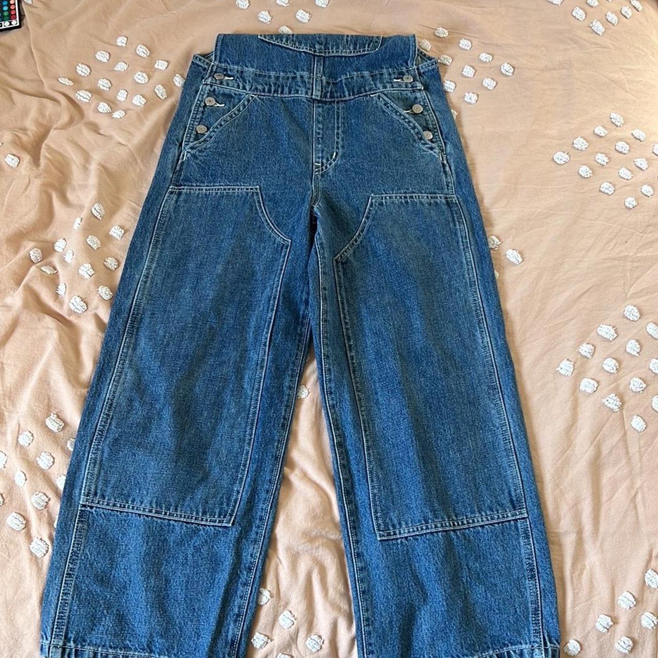 Levi S Women S Blue Dungarees Overalls Depop