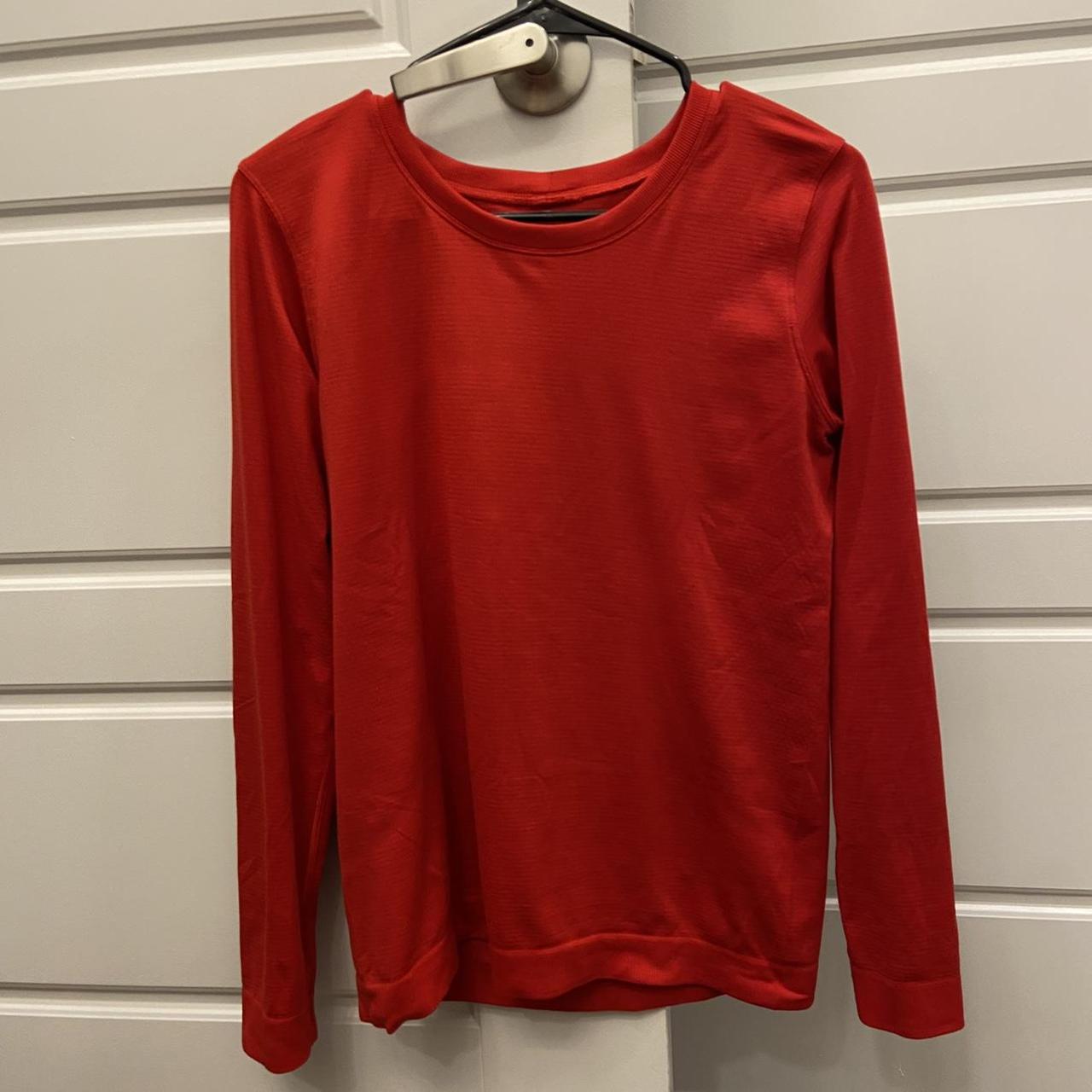 Lululemon Women's Red Shirt | Depop