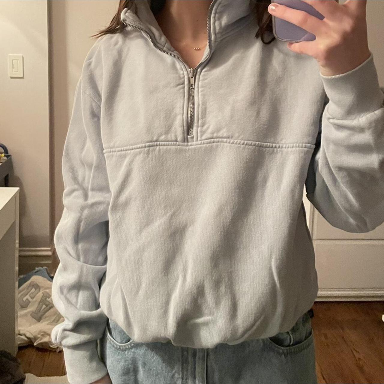 brandy melville blue missy sweatshirt