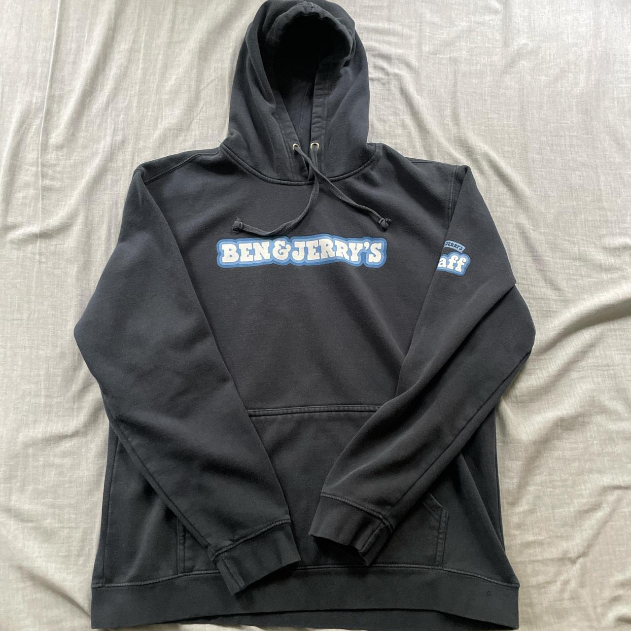 Navy Ben and Jerry s staff hoodie