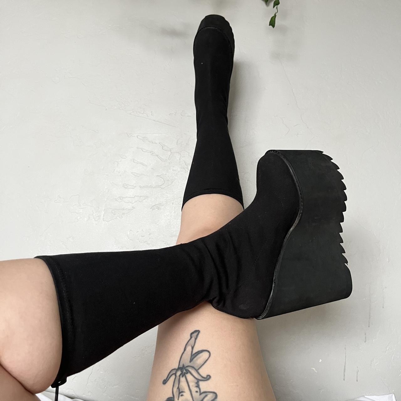 women-s-black-boots-depop