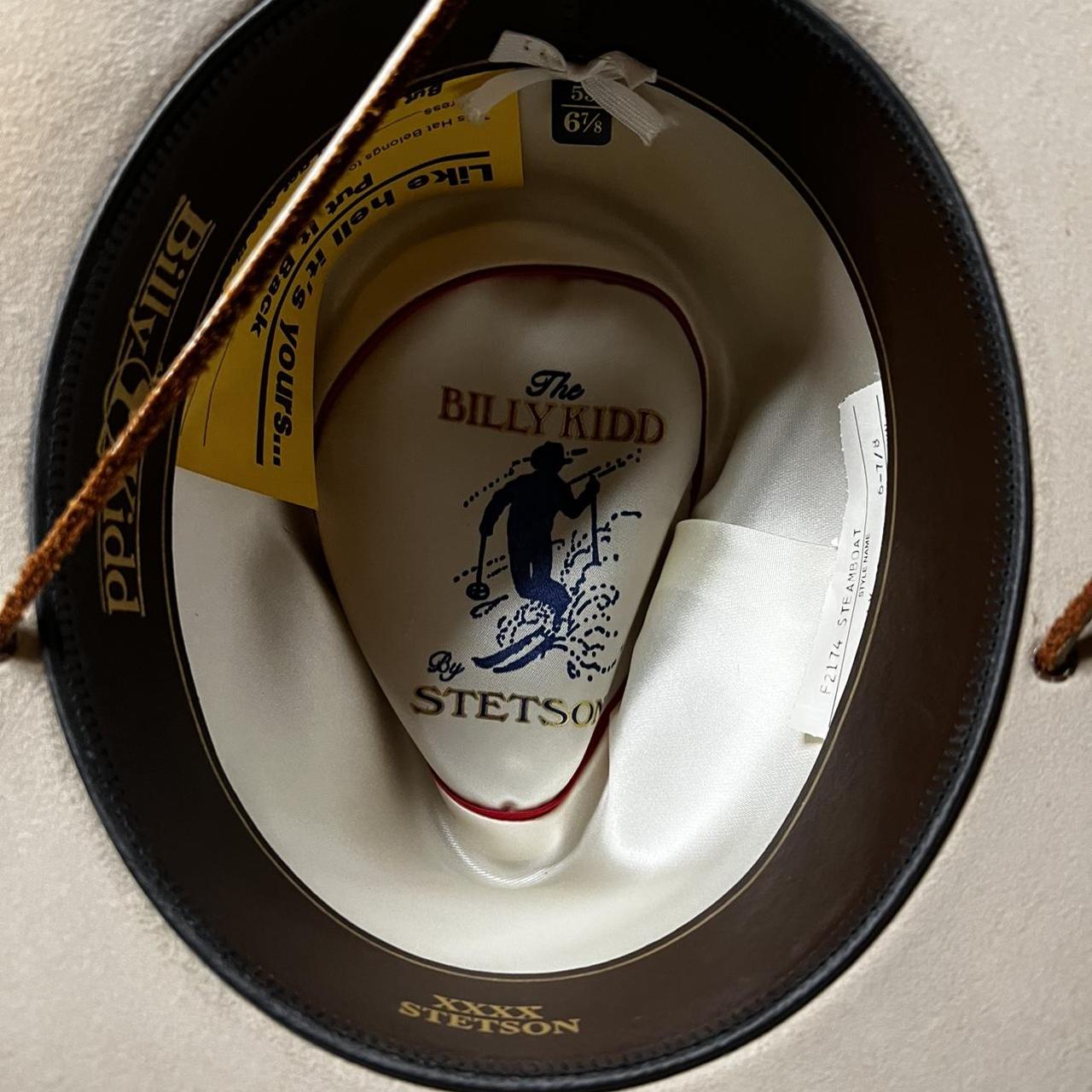 Stetson Women's Cream Hat Depop