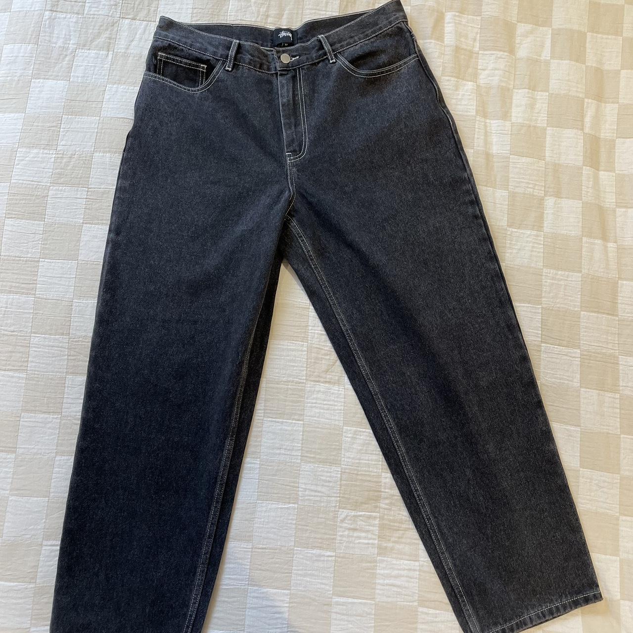 Stussy Big Ol Jeans Brand new unworn Size 32 Pick up... - Depop