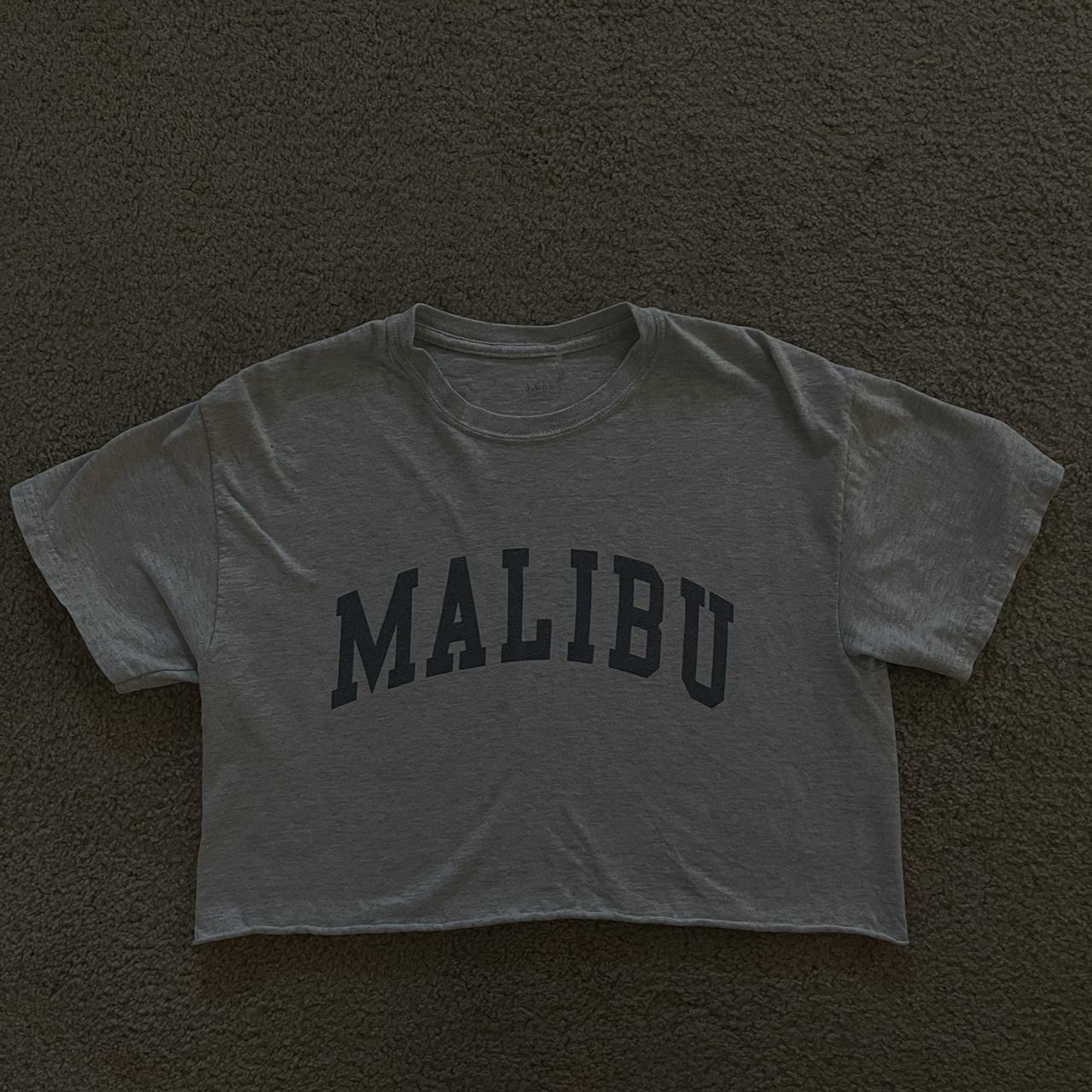 Brandy Melville Malibu t shirt. Worn 23 times logo... Depop