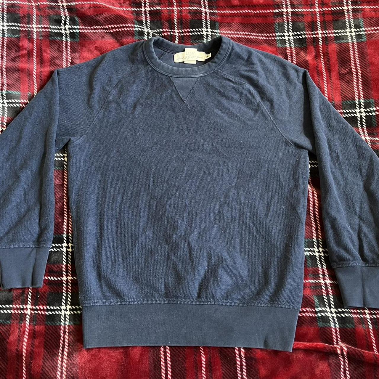 H&M Men's Navy Jumper Depop