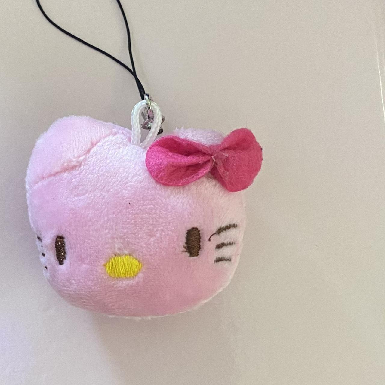 Hello kitty fluffy key chain - Depop