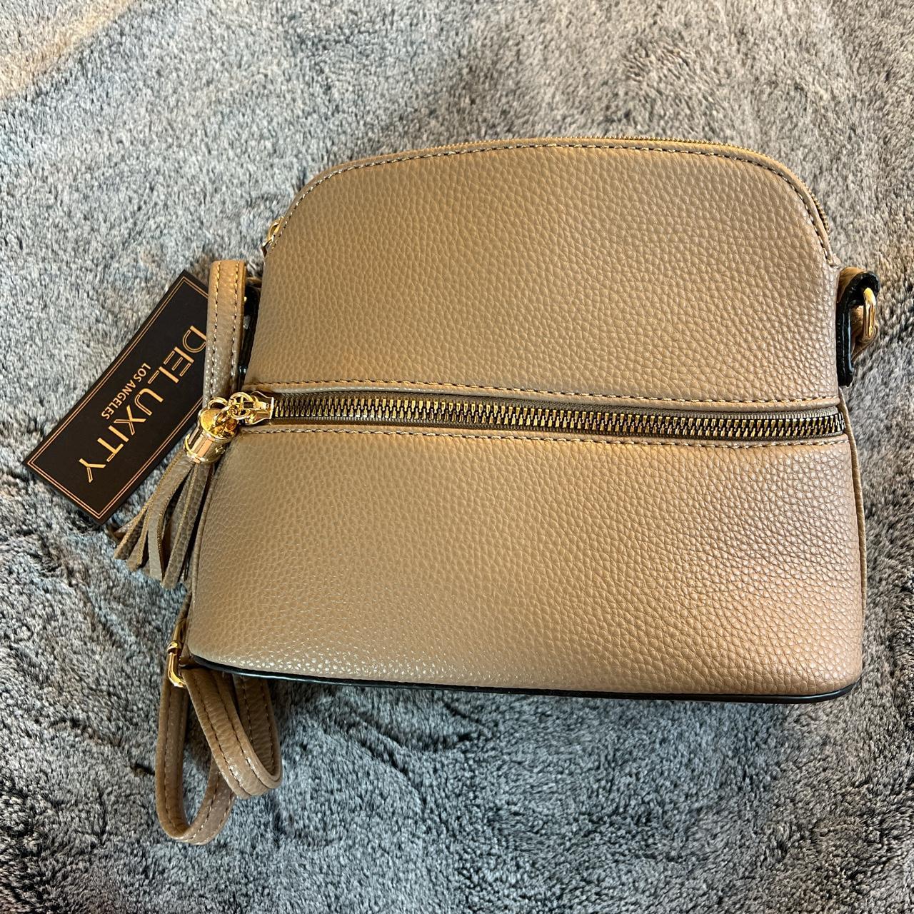 Light Brown, Real Leather Shoulder Purse - clothing & accessories - by  owner - apparel sale - craigslist