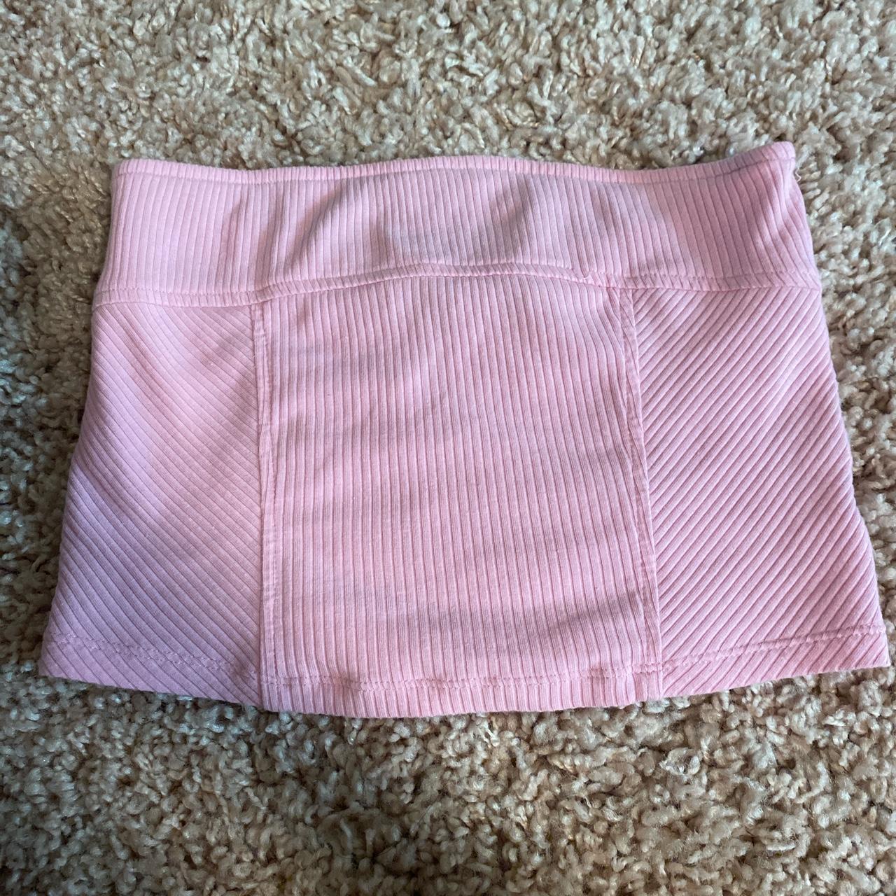 urban outfitters pink tube top summery cute size small - Depop