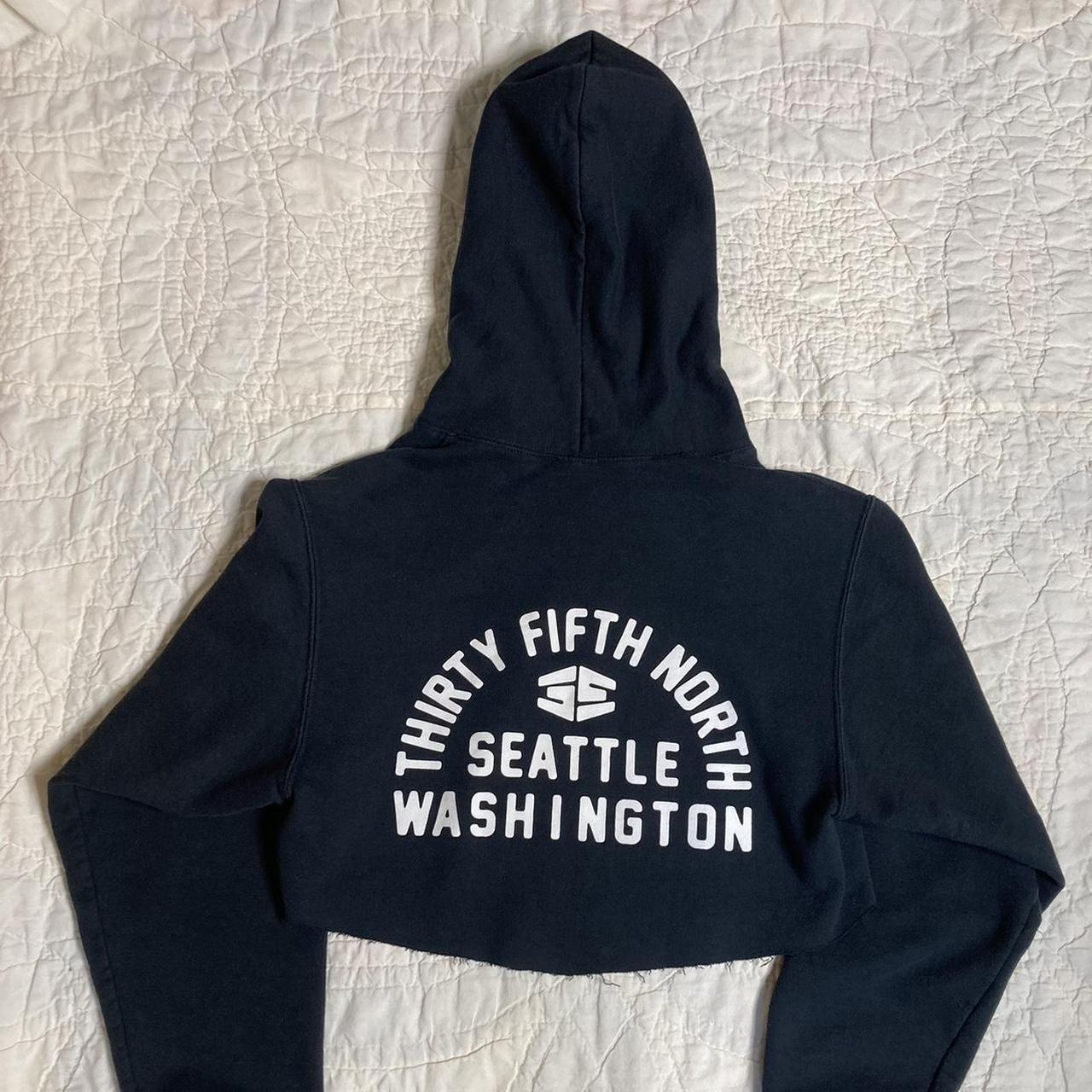 Seattle WA outlet Crop Hoodie