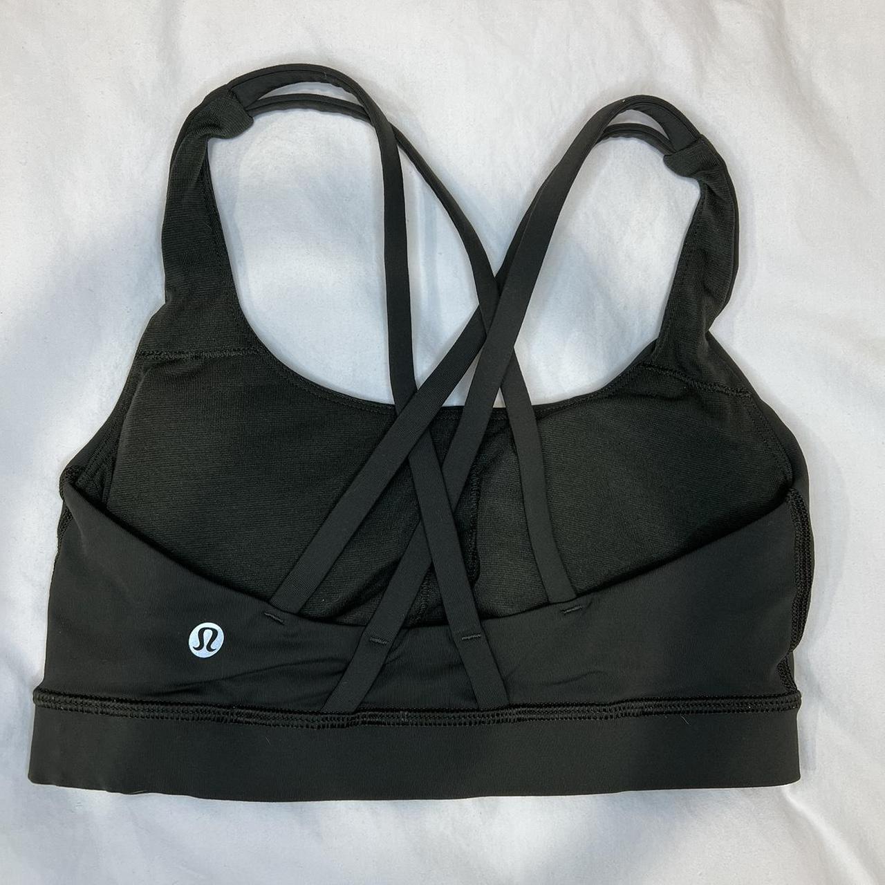 LULULEMON ENERGY LONGLINE BRA IN DARK GREEN Like... - Depop