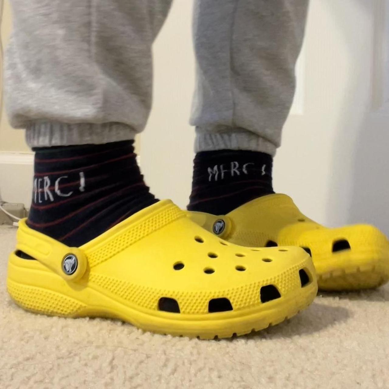 Crocs Yellow Slides