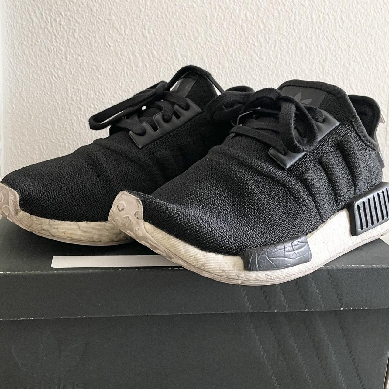 Adidas NMD black training sneakers 6 Work in good. Depop