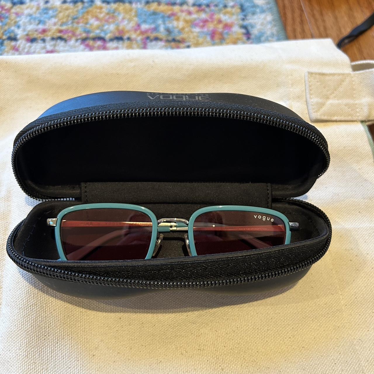 VOGUE Eyewear Glasses Case or Sunglasses Case Medium Hard Zip up Case and  Cleaning Cloth FREE Shipping Unisex Excellent Condition - Etsy Singapore