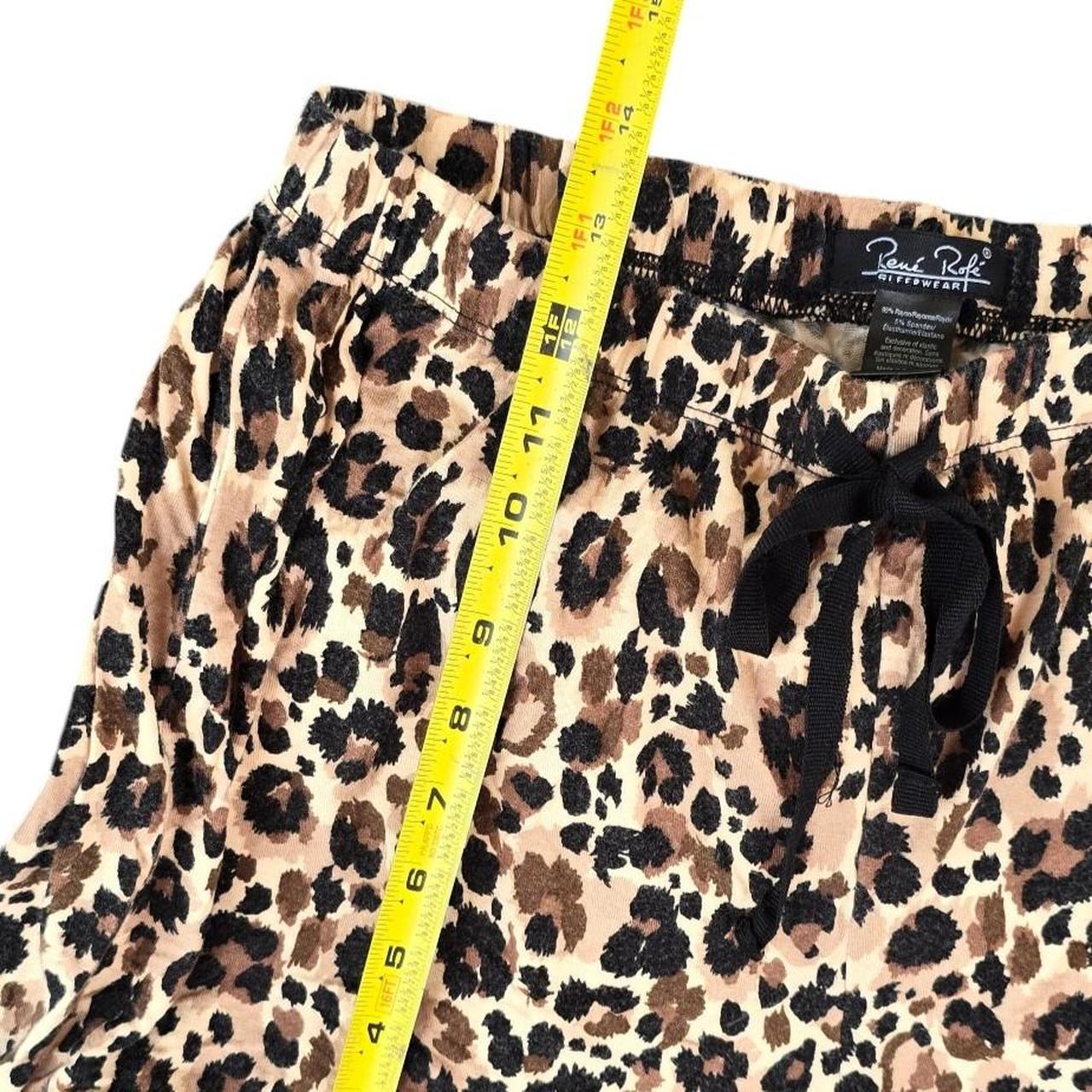 Rene rofe sleepwear leopard sale