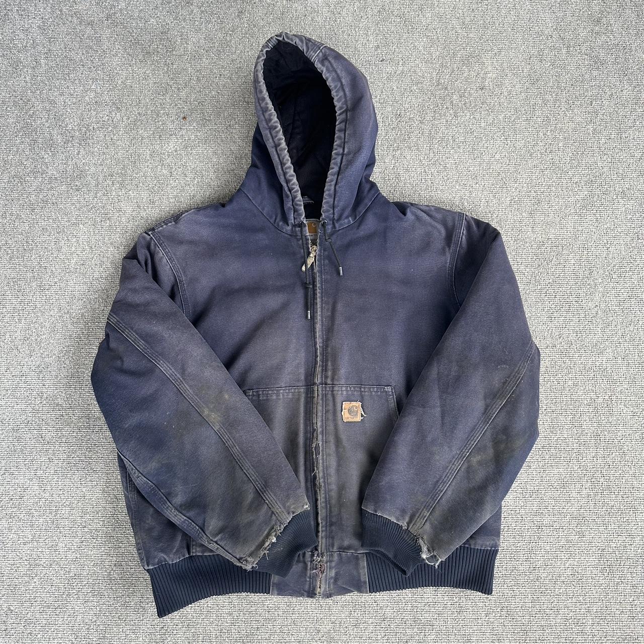 Carhartt Men's Purple Jacket | Depop