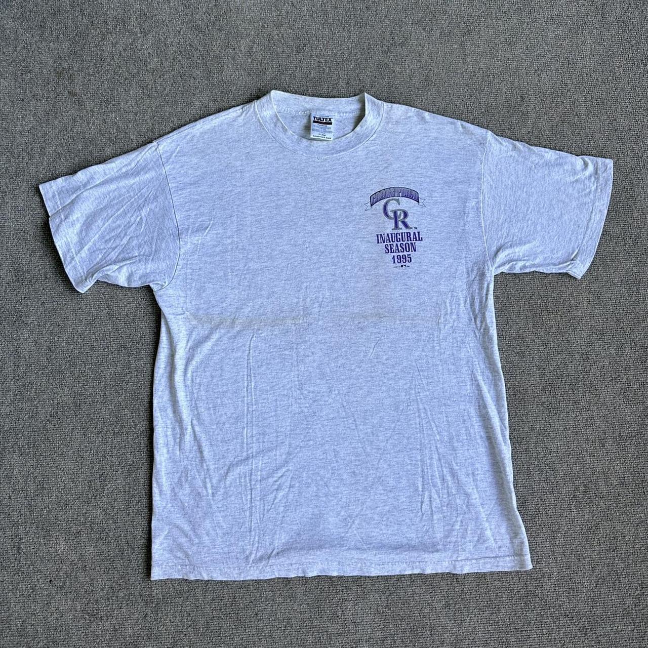 Vintage Colorado Rockies Shirt Mens XXL Blue White - Depop
