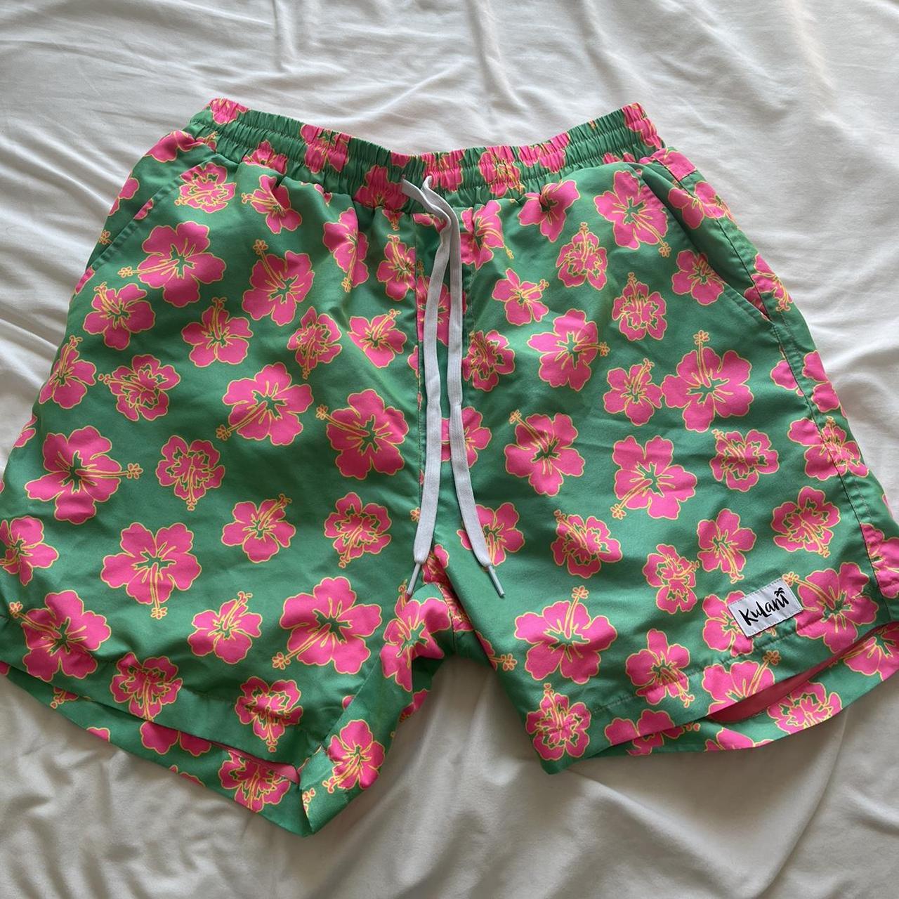 Kulani Kini mens shorts size M Melon sorbet Only... Depop