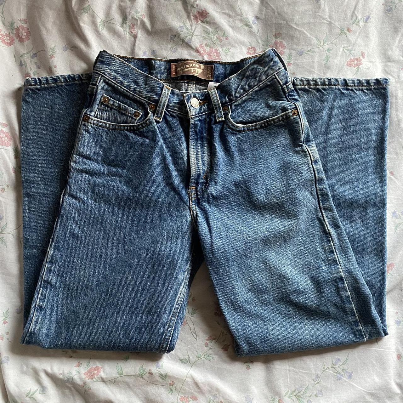 straight leg high waisted levi’s 550 jeans -youth... - Depop