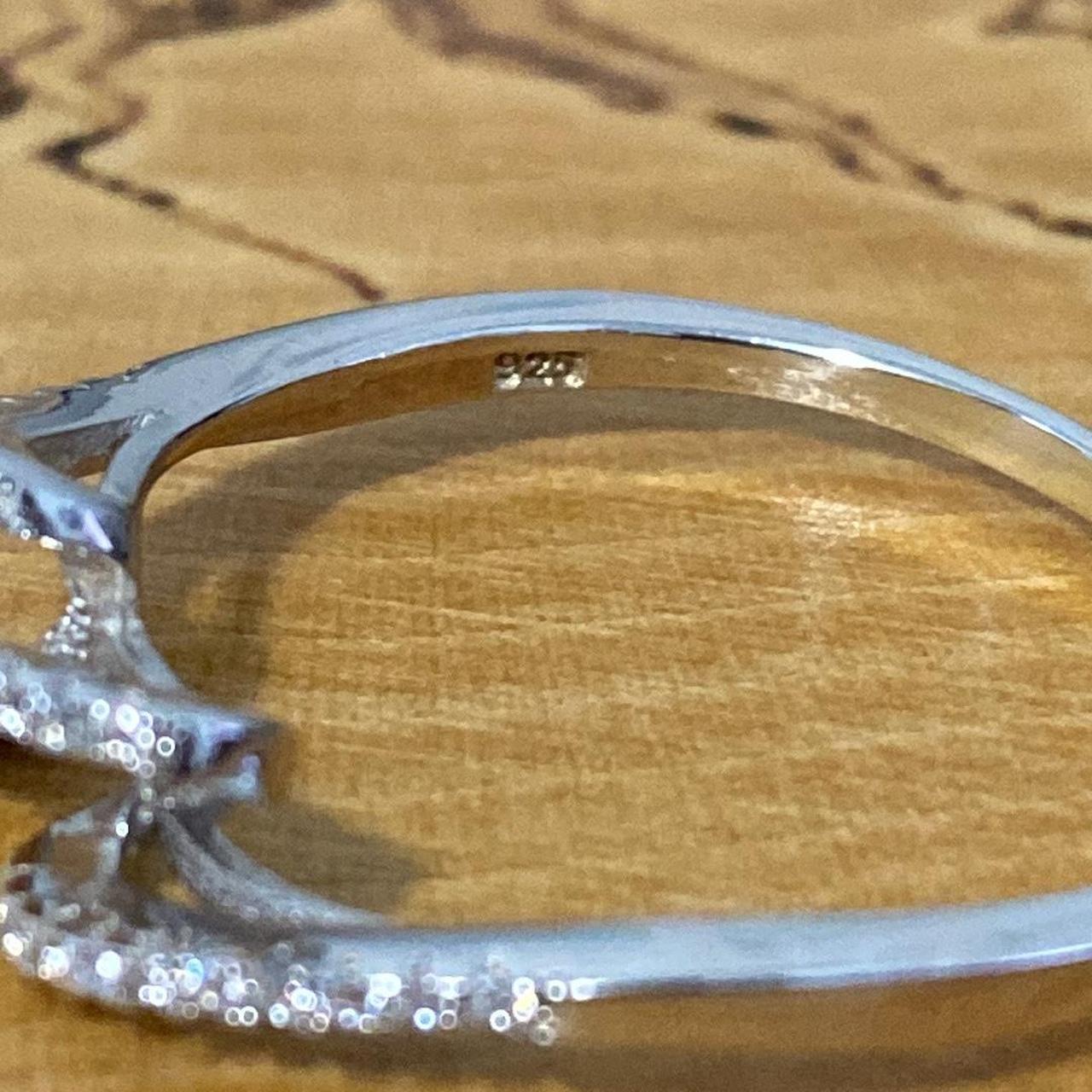 classy modernist simulated diamonds... Depop