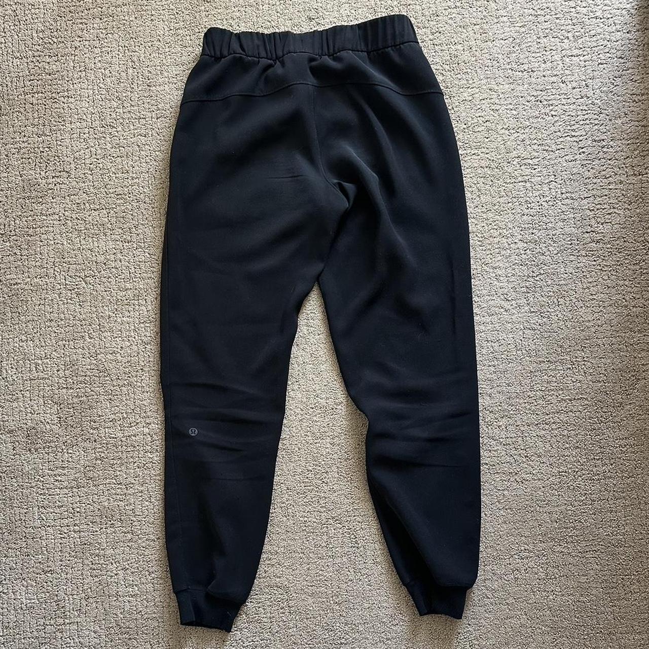 Lululemon black joggers. Super cute and in good... - Depop